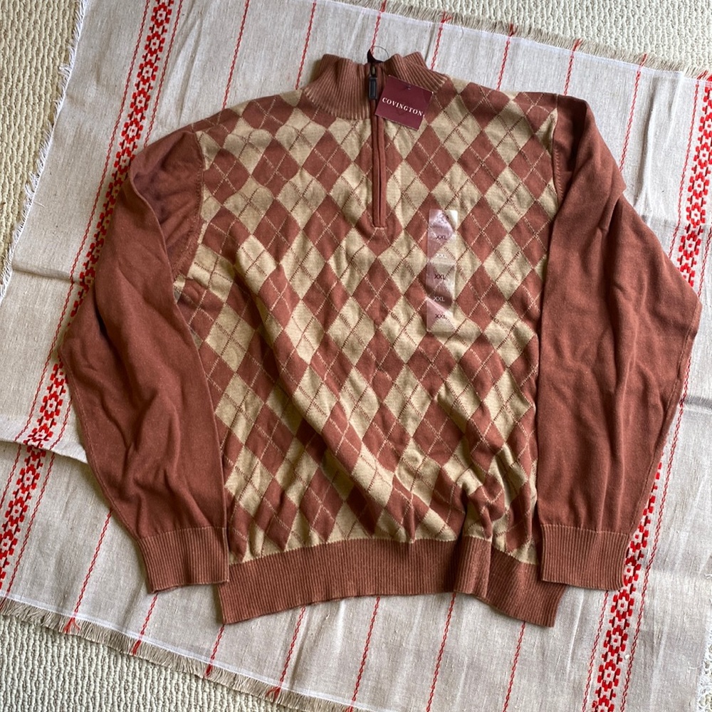 Men’s Covington XXL Vintage Sweater 100% Cotton